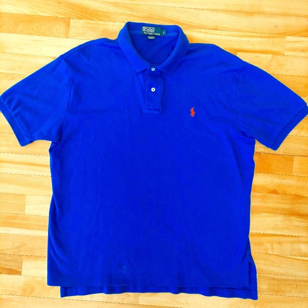 Men's Polo shirt Blue - L
